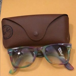 Multicolored ray bans